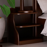 双叶家具全实木床头柜现代中式水曲柳卧室家具简易储物架包邮
