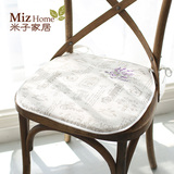 米子家居 韩式清新餐厅椅坐垫 布艺凳子不可拆洗垫子 茜茜椅垫