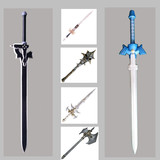 cos刀剑神域武器 仿真玩具刀剑 黑剑阐释者儿童礼物模型玩具兵器
