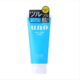 日本吾诺代购资生堂UNO男士洗面奶 控油磨砂啫喱洁面乳130g 蓝色