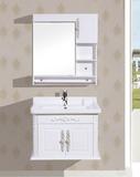 欧式PVC浴室柜组合 洗手盆浴镜洗脸盆面盆挂墙式小户型卫浴柜