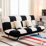 布艺沙发床 双人三人 可折叠 可拆洗 欧式简约现代1.2*1.9米