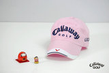 出口韩国Callaway高尔夫球帽子大檐三色灰色粉色紫色优质棒球帽子