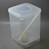 RBMS出口日本方形密封盒收纳盒 配量勺保鲜盒保鲜罐奶粉密封容器1