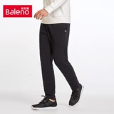Baleno/班尼路秋季新款 男士运动跑步休闲裤 纯棉抽绳直筒针织裤