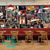 复古海报欧美明星大型壁画咖啡厅酒吧KTV酒店服装店背景墙纸壁纸
