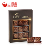 台湾大润发 Godiva/歌帝梵比利时72%黑巧克力36片吴奇隆同款