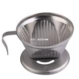 Stainless Steel Metal Cone Espresso Coffee Drip Cup Filter M
