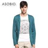 ASOBIO 2014春季新款男装 欧美时尚西装式百搭针织开衫3333151006