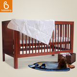 babysing婴儿床多功能实木欧式床无漆环保儿童床带护栏可加长