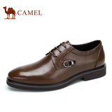 Camel 骆驼男鞋 商务正装皮鞋 春季新款系带耐磨皮鞋单鞋