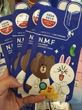 韩国可莱丝NMF卡通动物面膜 蓝色超强补水 专柜正品10片一盒