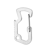 小角鲨D型开瓶器锁扣快挂不锈钢材质多功能组合便携工具EDC配件