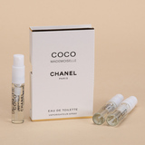Chanel香奈儿白COCO可可小姐女士香水2ML正品试管装小样彩妆香水