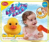 CIKOO洗澡玩具大黄鸭花洒电动戏水玩具船戏水玩具会喷水的鸭子