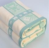 正品纯棉毛巾被单人双人儿童加厚全棉毛巾毯空调毯特价包邮
