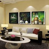 清真装饰画伊斯兰壁画 宾馆餐厅挂画 穆斯林艺术无框画有框画