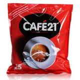 新加坡 金味CAFE21二合一无糖白咖啡12克X25条速溶《 两包包邮》