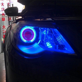 大众CC汽车前大灯总成改装透镜HID氙气灯天使眼LED日行灯改装