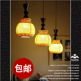 现代简约景德镇陶瓷中式灯具餐厅灯吊灯三头美式田园水晶创意个性