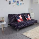 欧式布艺可拆洗可折叠实木弹簧沙发中小户型客厅卧室双人沙发组合