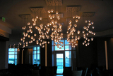 后现代灯饰创意个性流星雨水晶照明灯具简约客厅吊线吊灯