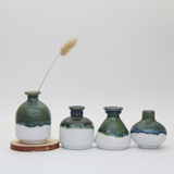 创意日式陶瓷花瓶简约手工花器干花水培花插家居装饰茶道台面摆件