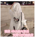 代购韩国女装棉麻防晒衣夏中长款防紫外线超薄透气长袖连帽外套潮