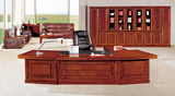 办公家具 时尚实木贴皮办公桌 总裁大班台老板桌 主管经理桌