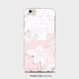 简约北欧白粉色油画苹果6s手机壳 iPhone6 plus磨砂硬壳情侣款