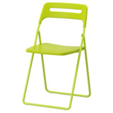 尼斯折叠椅 绿色 现代桥牌椅餐椅餐厅靠背椅会议椅 IKEA宜家代购