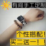 apple watch编织表带 手工定制个性尼龙表带 苹果手表表带iwatch