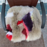 【天天特价】冬季纯羊毛汽车坐垫 办公椅垫学生椅方垫沙发垫订做