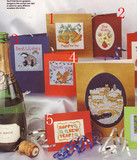 正品法国DMC十字绣套件 创意手工贺卡4 卡片礼物 新年祝福 特价