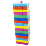 大号叠叠乐彩色叠叠高层层叠抽积木益智智力儿童玩具成人桌面游戏