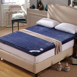 防潮款法莱绒床垫床褥子 可折叠打地铺榻榻米 学生宿舍垫背0.9m床