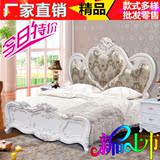 欧式床头板 韩式烤漆软包床头1.8/2米双人公主床头靠背板床屏定制