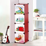 菲斯卡简易时尚组合式衣柜儿儿童创意组装收纳柜玩具整理储物柜