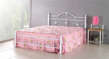 铁艺床双人床1.5米环保铁床1.2米单人床1.8米婚床白色公主床包邮