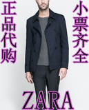 ZARA正品2013秋冬 男式双排扣羊毛混纺毛呢外套 男装夹克4506 300
