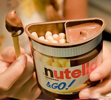 【香港正品】费列罗nutella&GO!能多益巧克力榛子酱+手指饼干52g