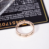 sf精品钛钢韩版气质时尚指环男女情侣镀18k金食指戒指配饰品