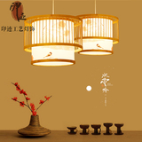 东南亚吊灯餐厅仿古典灯具田园创意客厅灯饰木质竹艺艺术日式灯饰