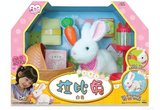 韩国MIMIWORLD电子宠物白色拉比兔玩具趣盒子