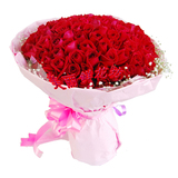 99枝红玫瑰七夕求婚送女友爱情花束全国鲜花同城速递茂名上海青岛