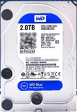 WD/西部数据 2T台式机硬盘 西数1TB 单碟蓝盘64M 2000G