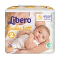 2号NB+ 36片 尿不湿 新品丽贝乐进口婴儿纸尿裤【瑞典进口】