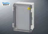 300*200*170PC防水配电箱 带扣塑料防水箱 欧式电气盒 透明控制箱