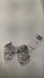 日本专柜购买MIKIMOTO御木本珍珠蝴蝶结银质胸针现货直邮