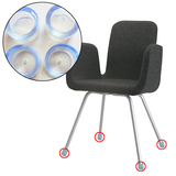 五件包邮桌子椅子凳子透明脚套加厚腿套家具保护垫桌脚垫桌椅脚套